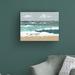 Highland Dunes The Breakers I by Jade Reynolds - Wrapped Canvas Photograph Print Canvas, Wood in Blue/Brown/Gray | 14 H x 19 W x 2 D in | Wayfair