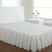 Alwyn Home 14" Bed Skirt, Polyester in White | 39 W x 75 D in | Wayfair ANEW1004 37319722