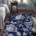 Blue/Navy 94 x 0.4 in Area Rug - Andover Mills™ Mountview Navy Blue Area Rug, Polypropylene | 94 W x 0.4 D in | Wayfair