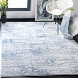 Blue/White 60 x 0.43 in Indoor Area Rug - Highland Dunes Grandview Abstract Blue/Ivory Area Rug Polypropylene | 60 W x 0.43 D in | Wayfair