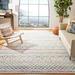 Blue/Navy 79 x 0.37 in Indoor Area Rug - Gracie Oaks Reith Southwestern Ivory/Navy Area Rug | 79 W x 0.37 D in | Wayfair