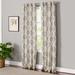 Charlton Home® Quintara Damask Grommet Single Curtain Panel Polyester in White | 95 H in | Wayfair 06B7020FF94E4095B5BF6278C67F05A1