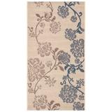 Blue/Brown 31 x 0.25 in Area Rug - Winston Porter Marpain Floral Natural Brown/Blue Indoor/Outdoor Area Rug, Sisal | 31 W x 0.25 D in | Wayfair