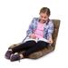 Ebern Designs Adjustable 14-Position Memory Foam Floor Rocker Game Chair Foam Padding in Brown | 6 H x 21 W x 41 D in | Wayfair