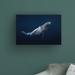 Highland Dunes Humpback Whale by Barathieu Gabriel - Wrapped Canvas Photograph Print Metal in Black/Blue | 22 H x 32 W x 2 D in | Wayfair