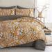 World Menagerie Risco Sorbet Pima Duvet Cover Set Pima Cotton/Sateen in Orange/White | King Duvet Cover + 2 Pillow Cases | Wayfair