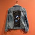 Levi's Jackets & Coats | Levi’s Original Hand Painted Trucker Jean Jacket | Color: Black/Blue | Size: S