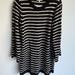 Madewell Dresses | Madewell Sweater Dress | Color: Black/White | Size: L