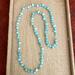 Anthropologie Jewelry | $185 New Amazonite Pebbles Crocheted Necklace~Boho | Color: Blue/Green | Size: Os