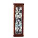 Lighted 8 Shelf Corner Curio Cabinet in Victorian Brown - Home Meridian 21001