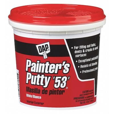 DAP 12242 Wood Filler, Tub, White, Painter's Putty