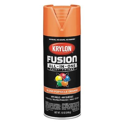 KRYLON K02718007 Rust Preventative Spray Paint, Popsicle Orange, Gloss,