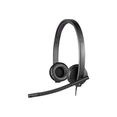 Logitech H570e Wired USB Stereo Headset with Noise-Cancelling Microphone