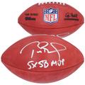 Tom Brady Tampa Bay Buccaneers Autographed Wilson Duke Full Color Pro Football with "5X SB MVP" Inscription