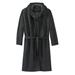 Men's Big & Tall Fleece Robe by KingSize in Charcoal (Size L/XL)