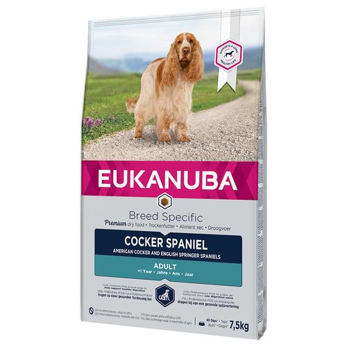 2x 7,5kg Adult Breed Specific Cocker Spaniel Eukanuba Hundefutter trocken