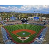 Los Angeles Dodgers Unsigned Dodger Stadium Day Time General View Photograph