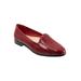 Wide Width Women's Liz Iii Flats by Trotters in Red (Size 12 W)