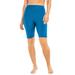 Plus Size Women's Swim Bike Short by Swim 365 in Azure Blue (Size 32) Swimsuit Bottoms