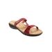 Wide Width Women's Raja Sandals by Trotters in Red (Size 7 1/2 W)