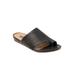 Wide Width Women's Corsica Ii Sandals by SoftWalk in Black (Size 10 W)