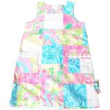 Lilly Pulitzer Dresses | Little Lilly Shift Petal Patch Dress Girls 8 | Color: Blue/Pink | Size: 8g