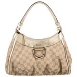 Gucci Bags | Gucci Medium Gg Canvas D-Ring Hobo | Color: Tan | Size: 6 X 8 X 5 X 12