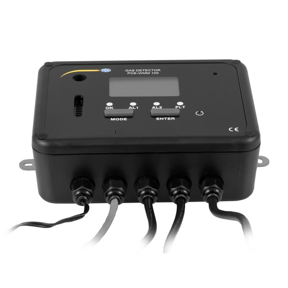 PCE Instruments PCE-WMM 100 CO2 Warnanlage für Kohlenstoffdioxid und Sauerstoff |Haupt- und Remoteeinheit| 0...50000 ppm Image