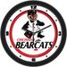 Cincinnati Bearcats 11.5'' Suntime Premium Glass Face Traditional Logo Wall Clock