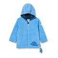 Sigikid Baby_Boy's Jungen Fleecejacke mit Kapuze Größe 062-098 Fleece Jacket, Blue/Dinosaur, 92 cm