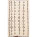 Tribal Vegetable Dye Authentic Moroccan Oriental Area Rug Hand-knotted - 4'4" x 6'7"