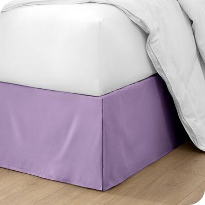 Bare Home Pleated Bed Skirt - 15-Inch Tailored Drop Easy Fit