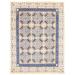 ECARPETGALLERY Hand-knotted Lahore Finest Collection Ivory Wool Rug - 8'0 x 10'4
