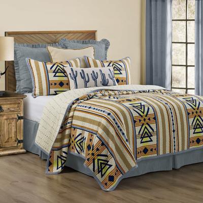 Paseo Road by HiEnd Accents Pontiac Geometric Reversible Quilt Set, 3PC