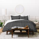 Little Arrow Design Co Dotty Stripes Neutral Duvet Cover Set