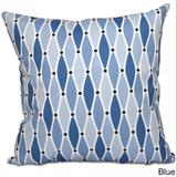 Wavy Geometric Print 18-inch Throw Pillow