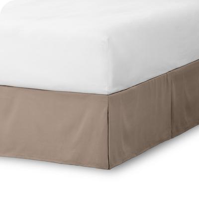 Bare Home Pleated Bed Skirt - 15-Inch Tailored Drop Easy Fit