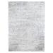 Shahbanu Rugs Ivory Silk With Textured Wool Dimension Design Hand Knotted Rug (8'10" x 12'0") - 8'10" x 12'0"