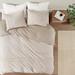 Blakely Organic Cotton Oversized Duvet Cover Set by Clean Spaces