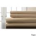 Hemstitch 400 Thread Count Cotton Sateen Weave Solid Color Sheet Set