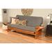 Copper Grove Dixie Honey Oak Full-size Futon Set with Suede Mattress