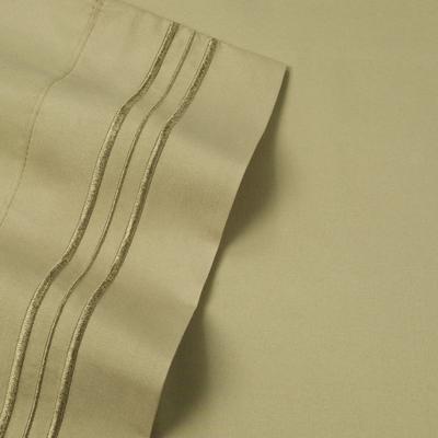 Sweet Home Collection 4 Piece Sheet Set, Ultra Soft 1800 Series, Double Brushed Microfiber