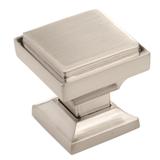Southern Hills Satin Nickel Square Cabinet Knob (Pack of 10) - Silver
