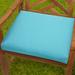 Sorra Home Bristol 19-inch Indoor/ Outdoor Aruba Blue Chair Cushion with Sunbrella Fabric