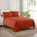 Deep Pocket Soft Microfiber 4-piece Solid Color Bed Sheet Set