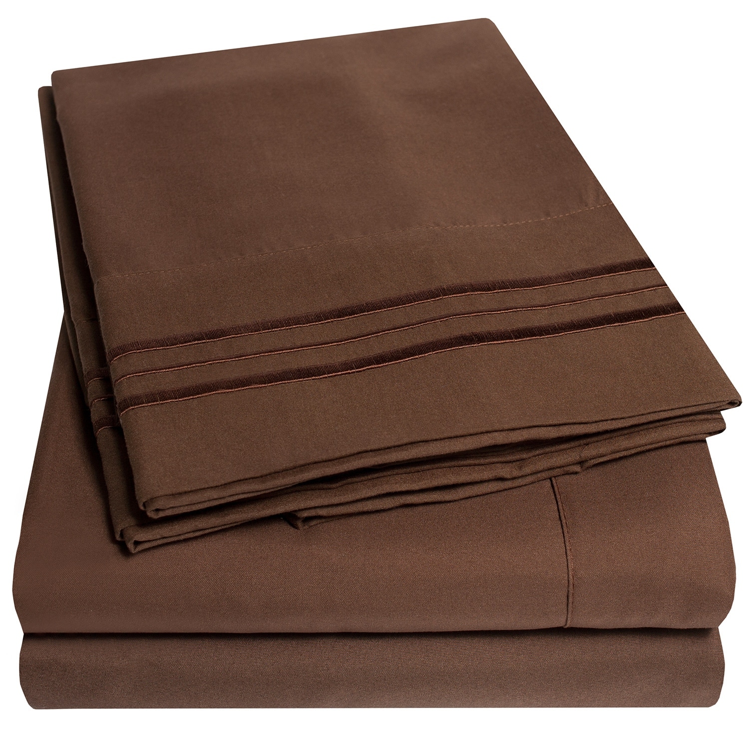 Sweet Home Collection 4 Piece Sheet Set, Ultra Soft 1800 Series, Double Brushed Microfiber