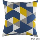 Decorative 18-inch Creek Down or Polyester Filled Throw Pillow