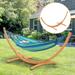 Outsunny 11' Wooden Hammock Stand Universal Garden Picnic Camp Accessories, 484lbs