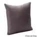 Modern Spa Solid Square Stitched Accent Pillow