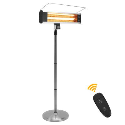 Adjustable Height Standing Patio Heater w/ Remote Control by Sun-Ray